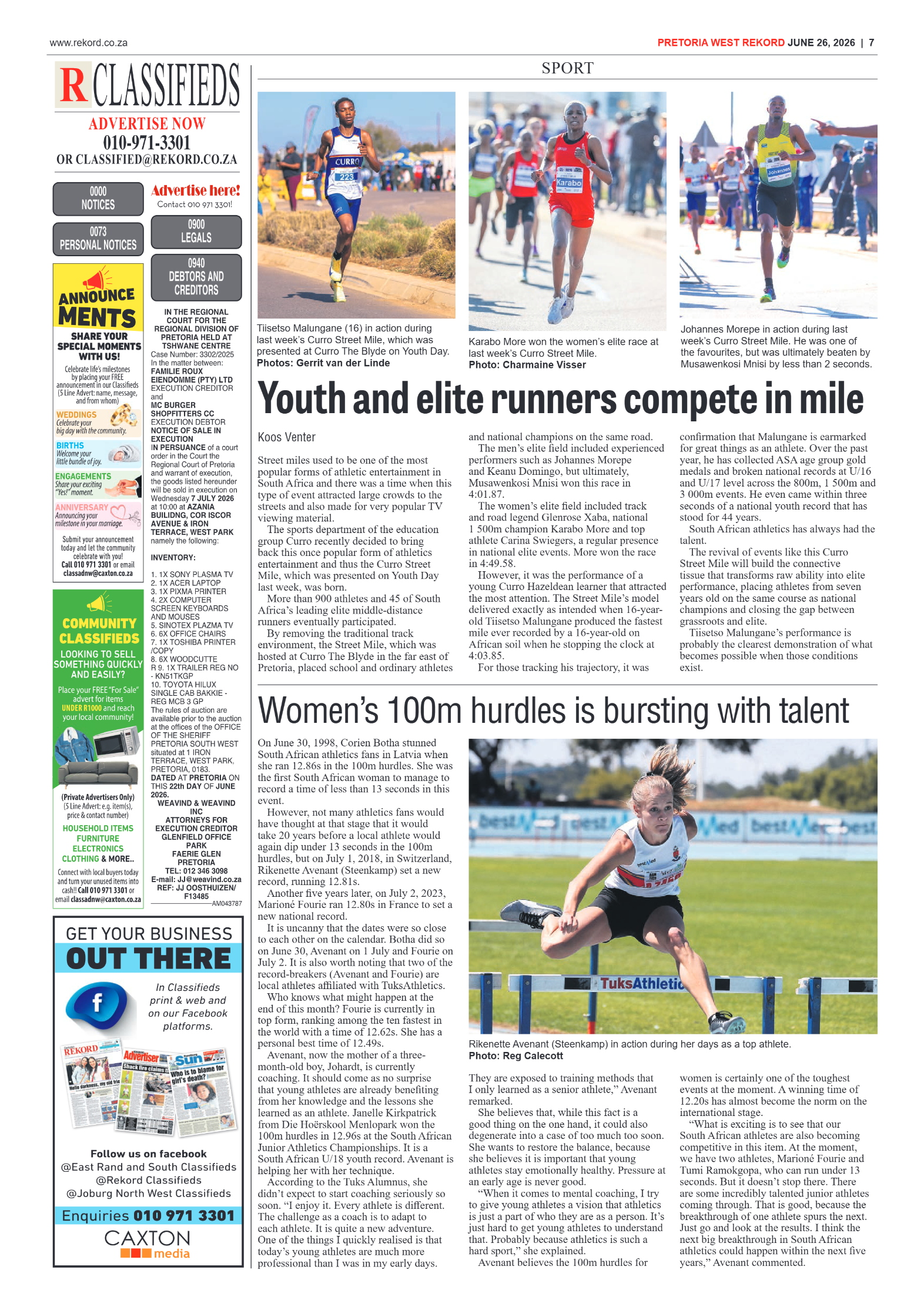 Rekord West 26 June 2026 page 7