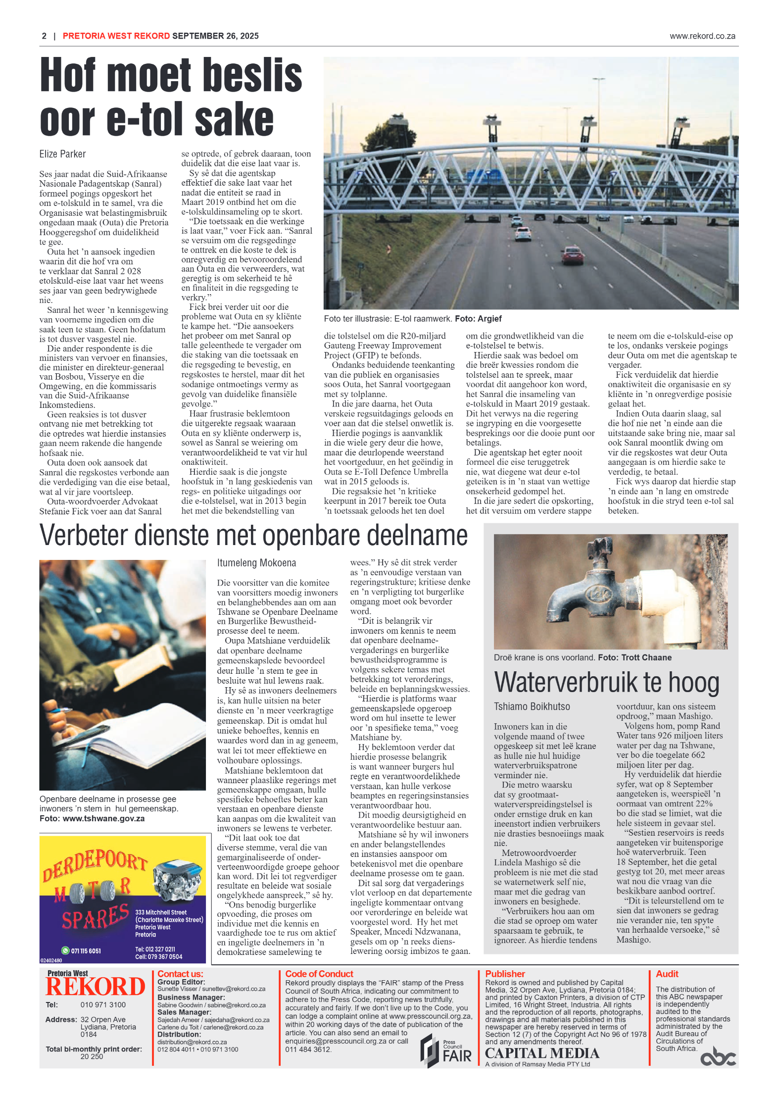 Rekord West 26 September 2025 page 2