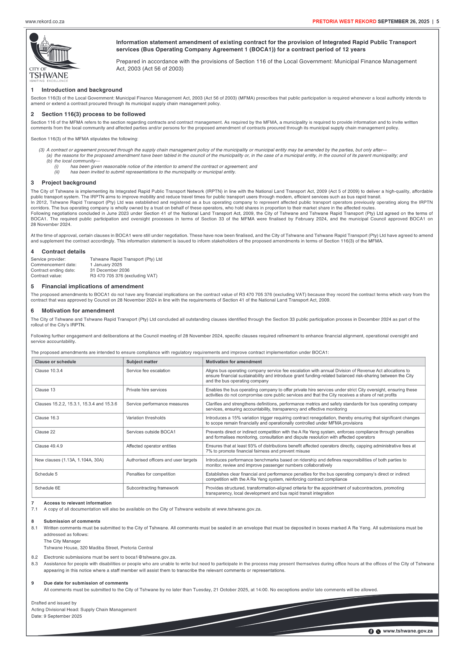 Rekord West 26 September 2025 page 5