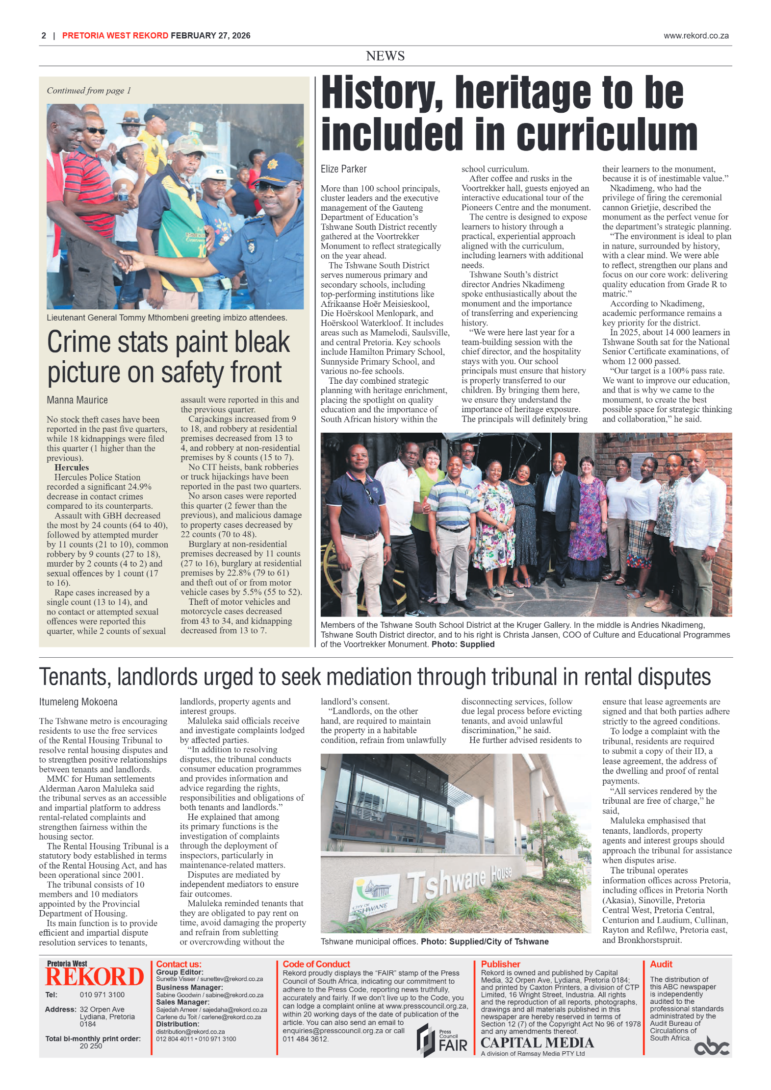 Rekord West 27 February 2026 page 2