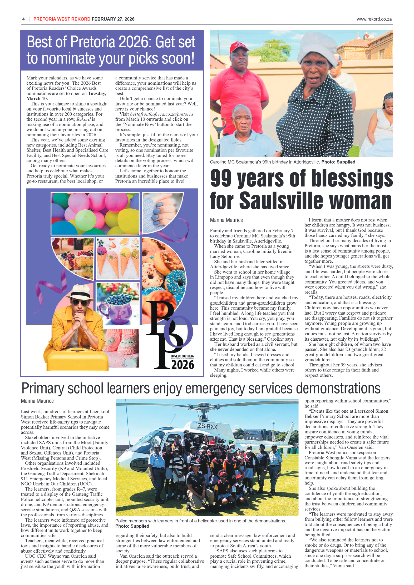 Rekord West 27 February 2026 page 4