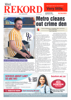 Rekord West 27 June 2025