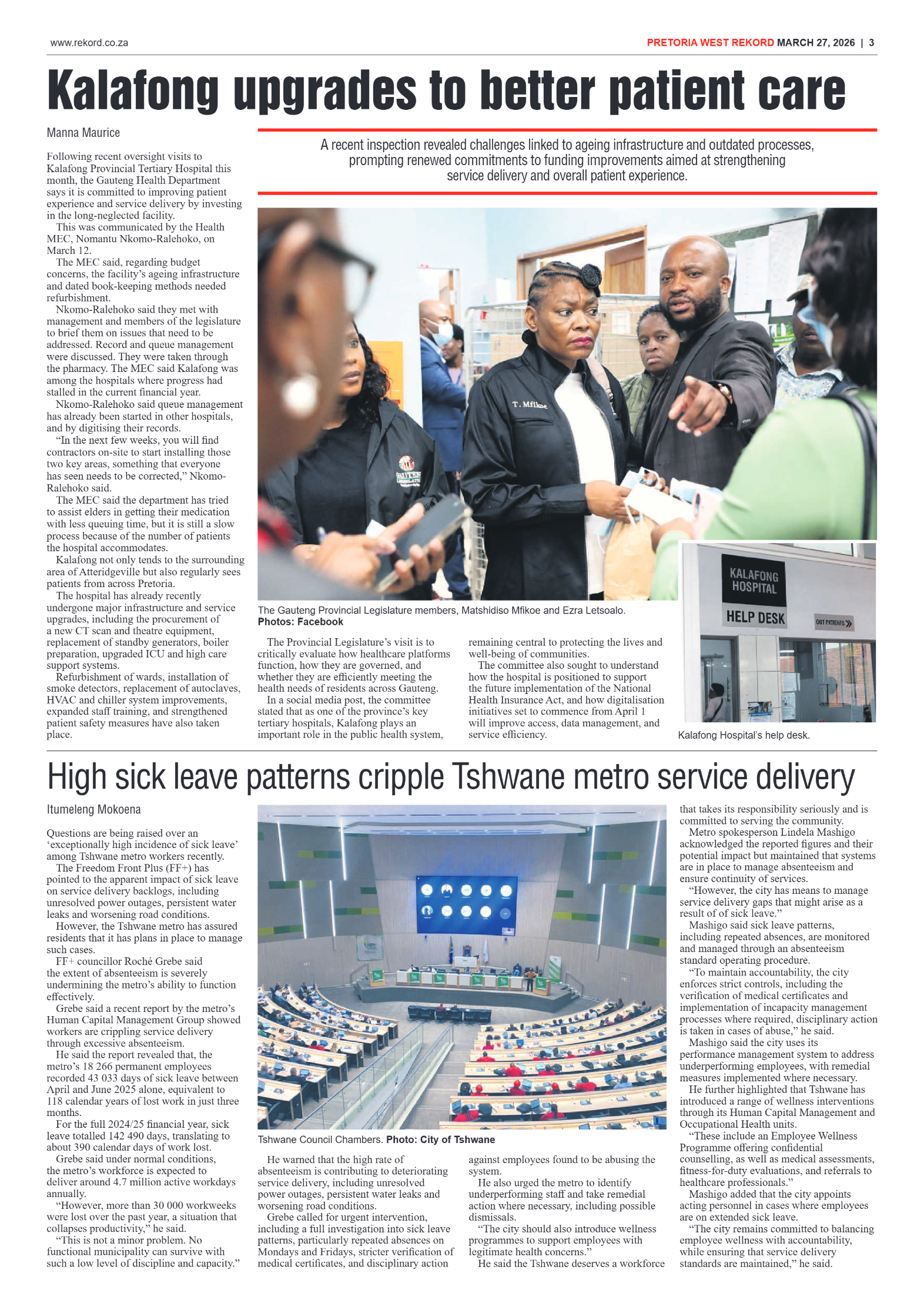Rekord West 27 March 2026 page 3