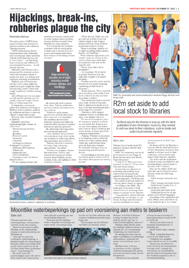 Rekord West 27 October 2023 page 3