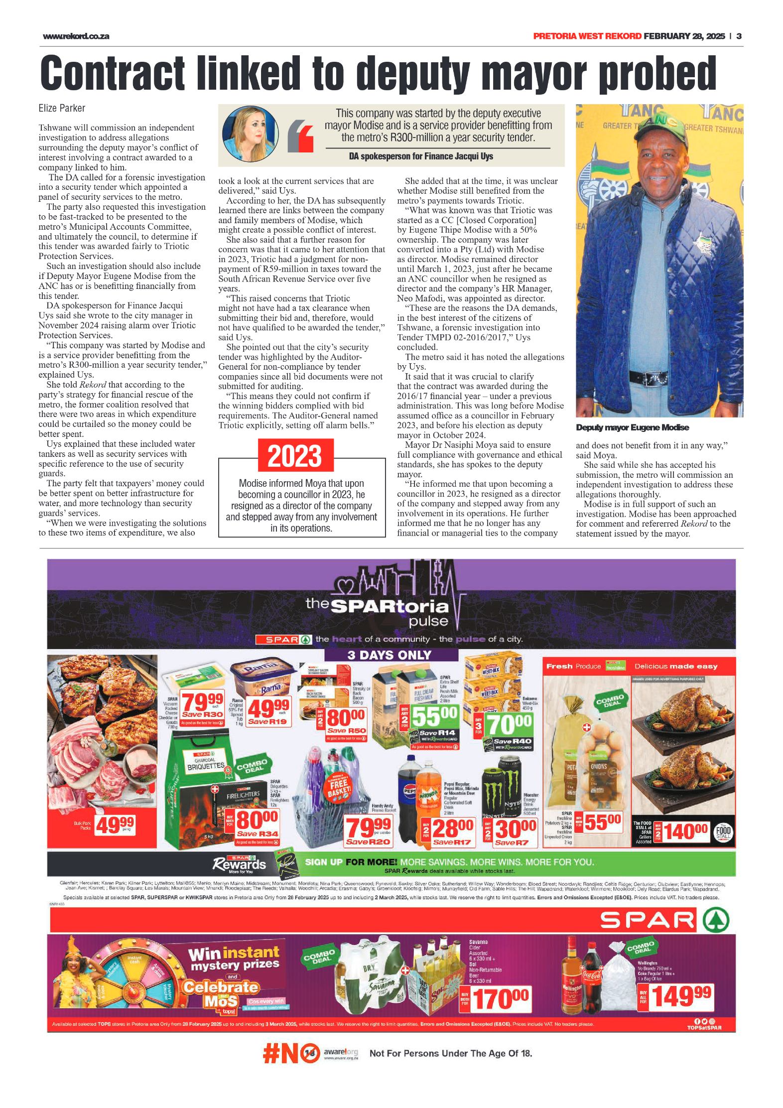 Rekord West 28 February 2025 page 3