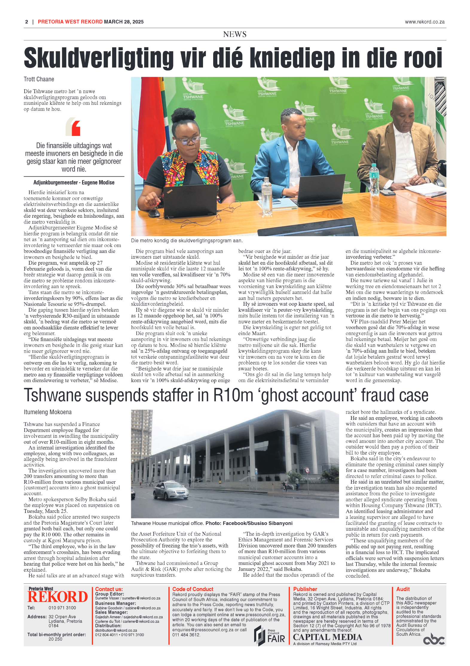 Rekord West 28 March 2025 page 2