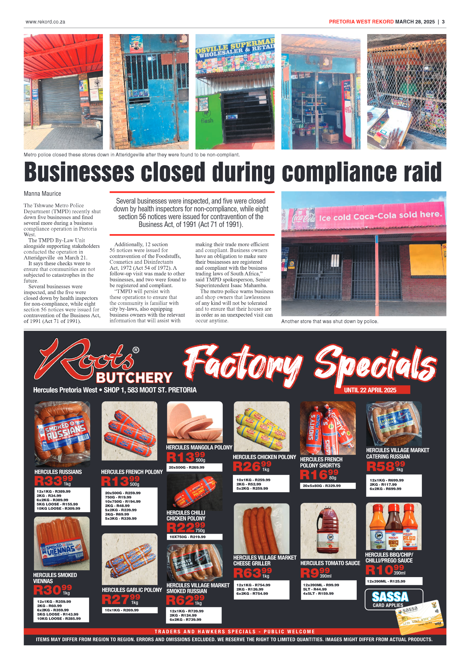 Rekord West 28 March 2025 page 3