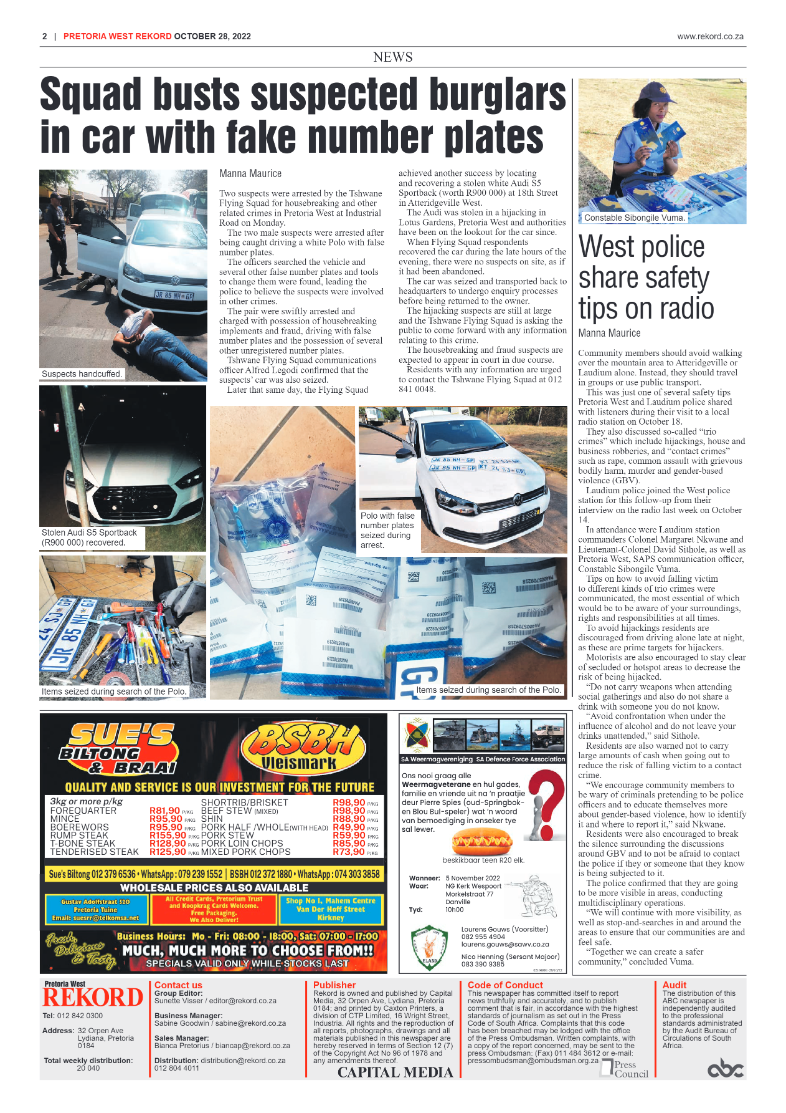 Rekord West 28 October 2022 page 2