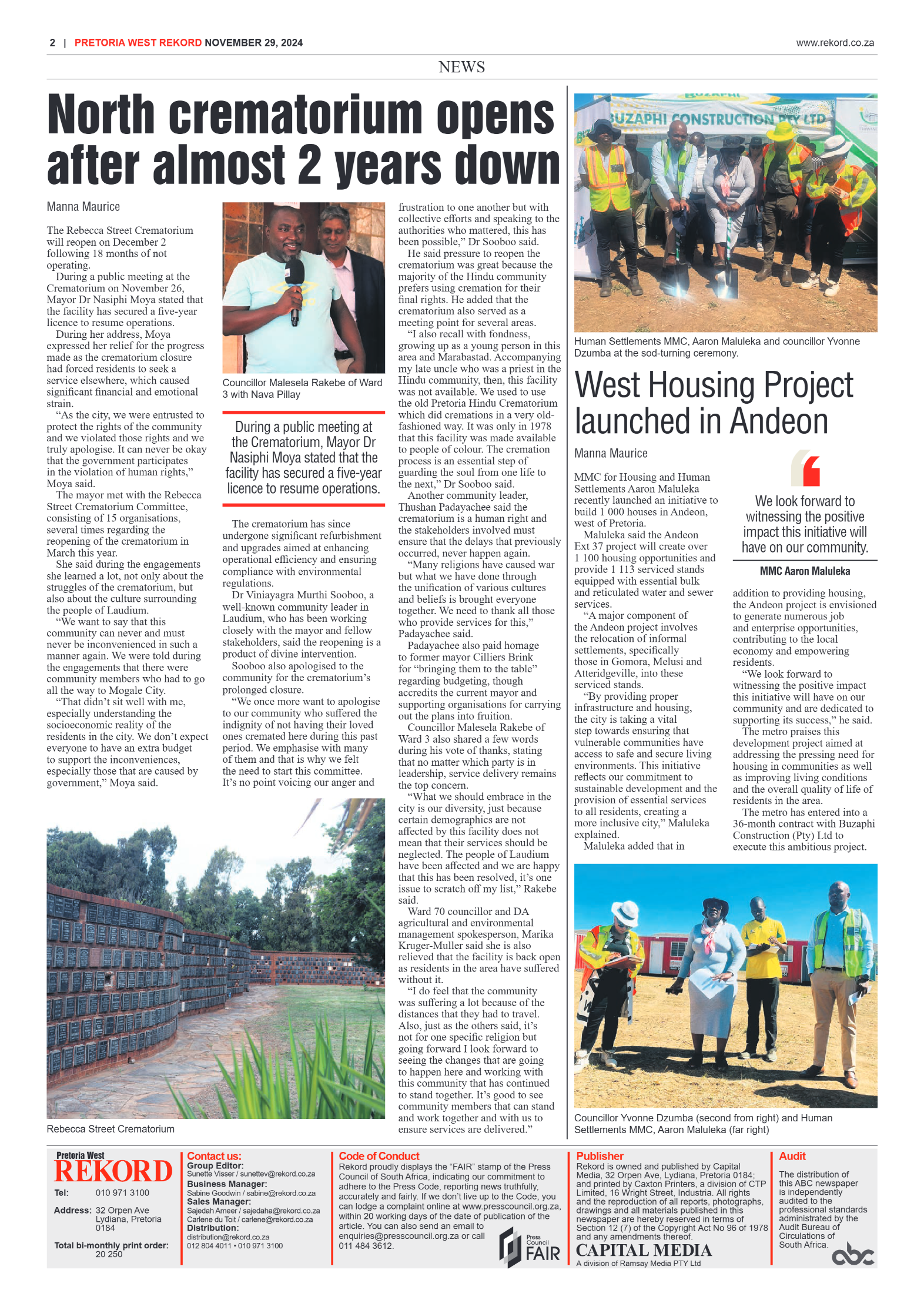 Rekord West 29 November 2024 page 2