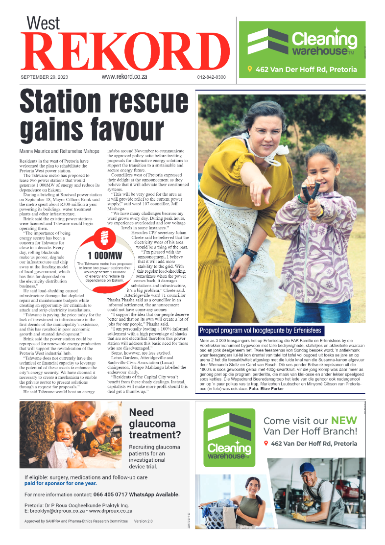 Rekord West 29 September 2023 page 1