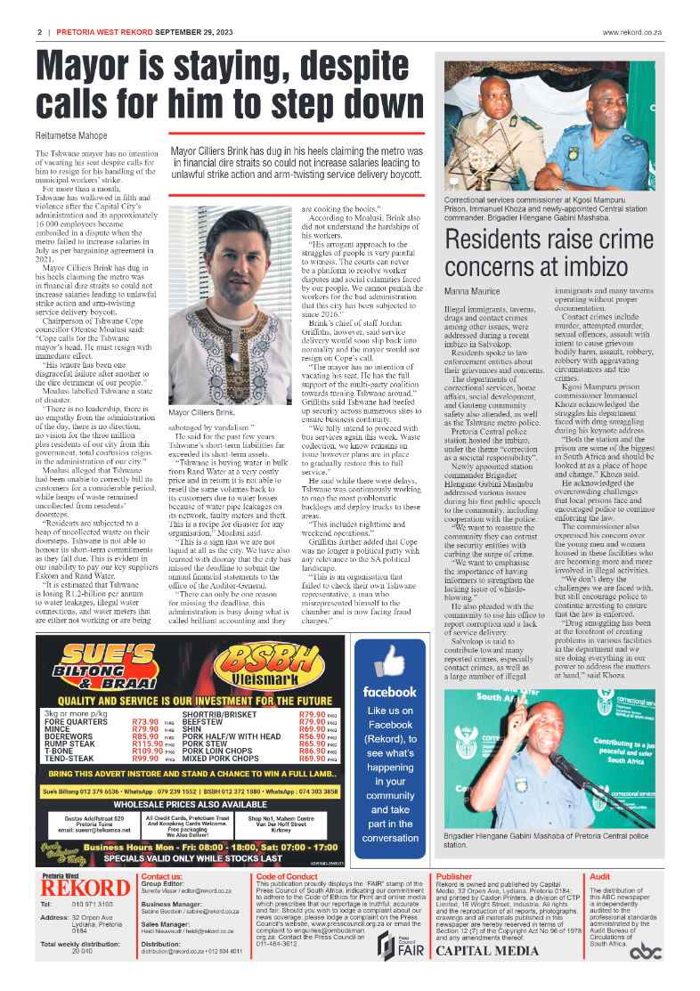 Rekord West 29 September 2023 page 2