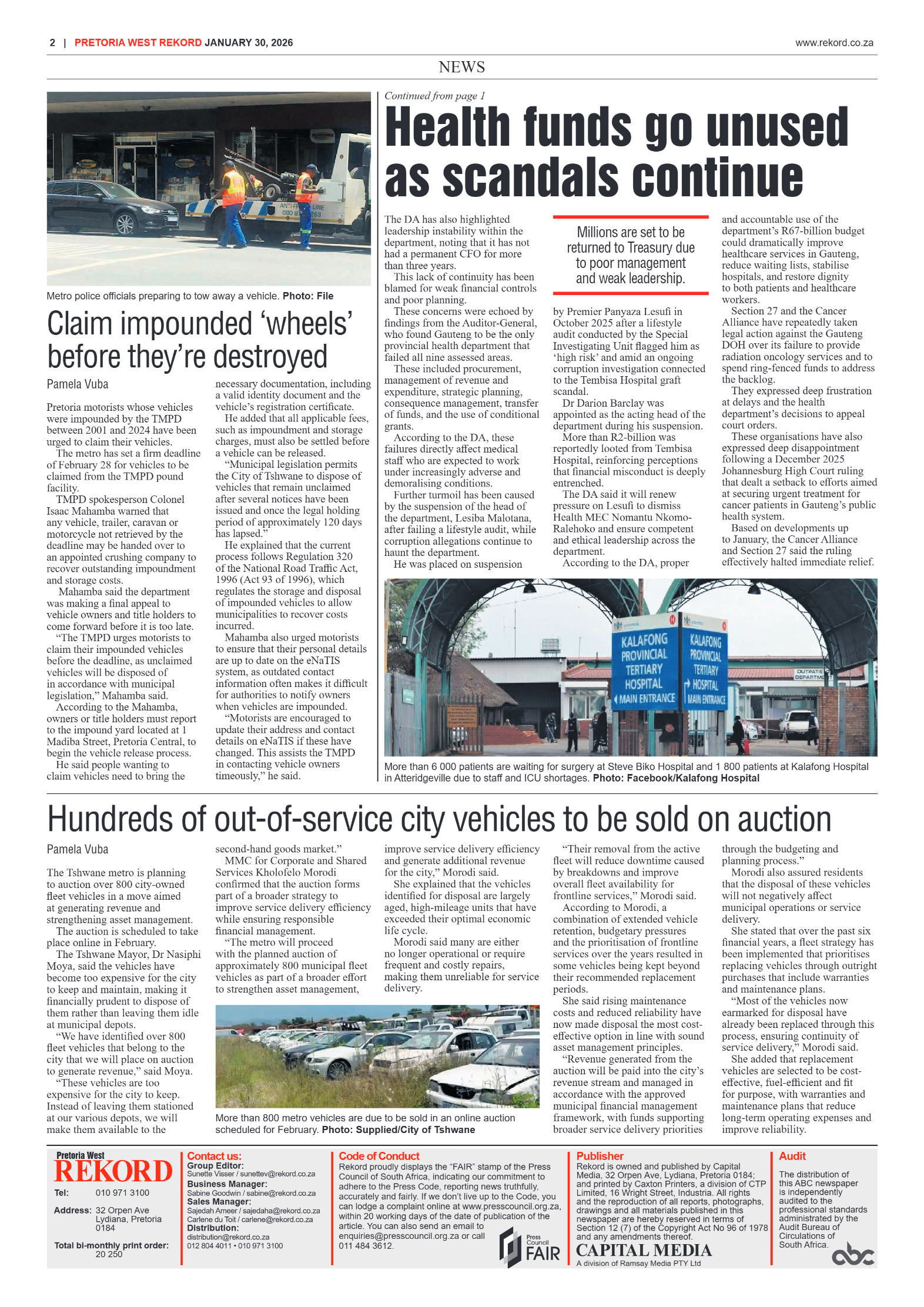 Rekord West 30 January 2026 page 2