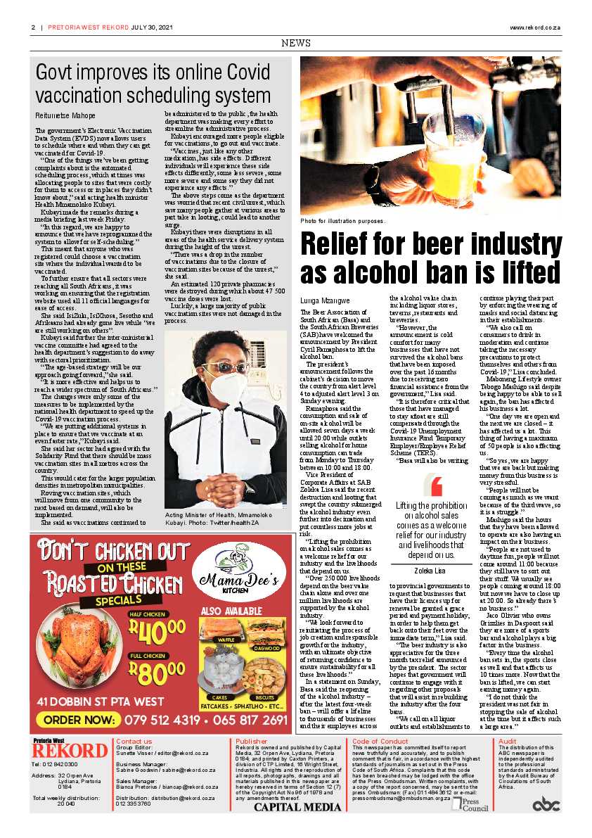 Rekord West 30 July 2021 page 2