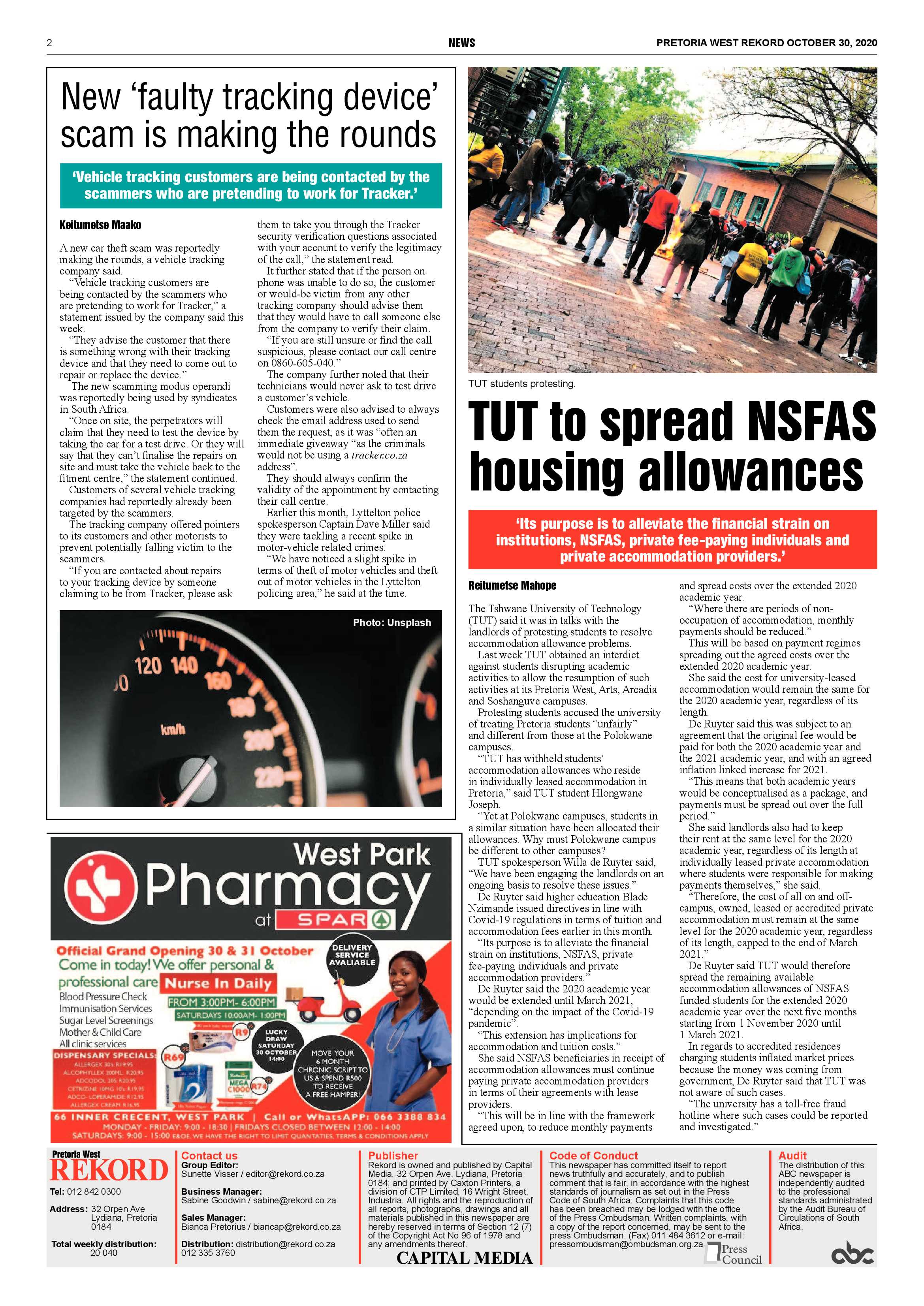 Rekord West 30 October 2020 page 2