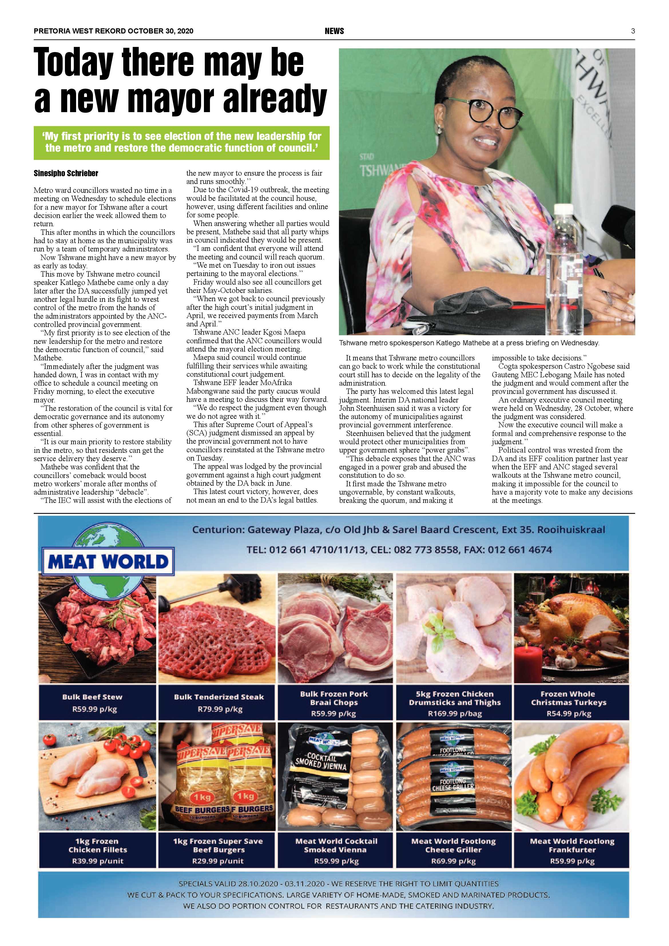 Rekord West 30 October 2020 page 3