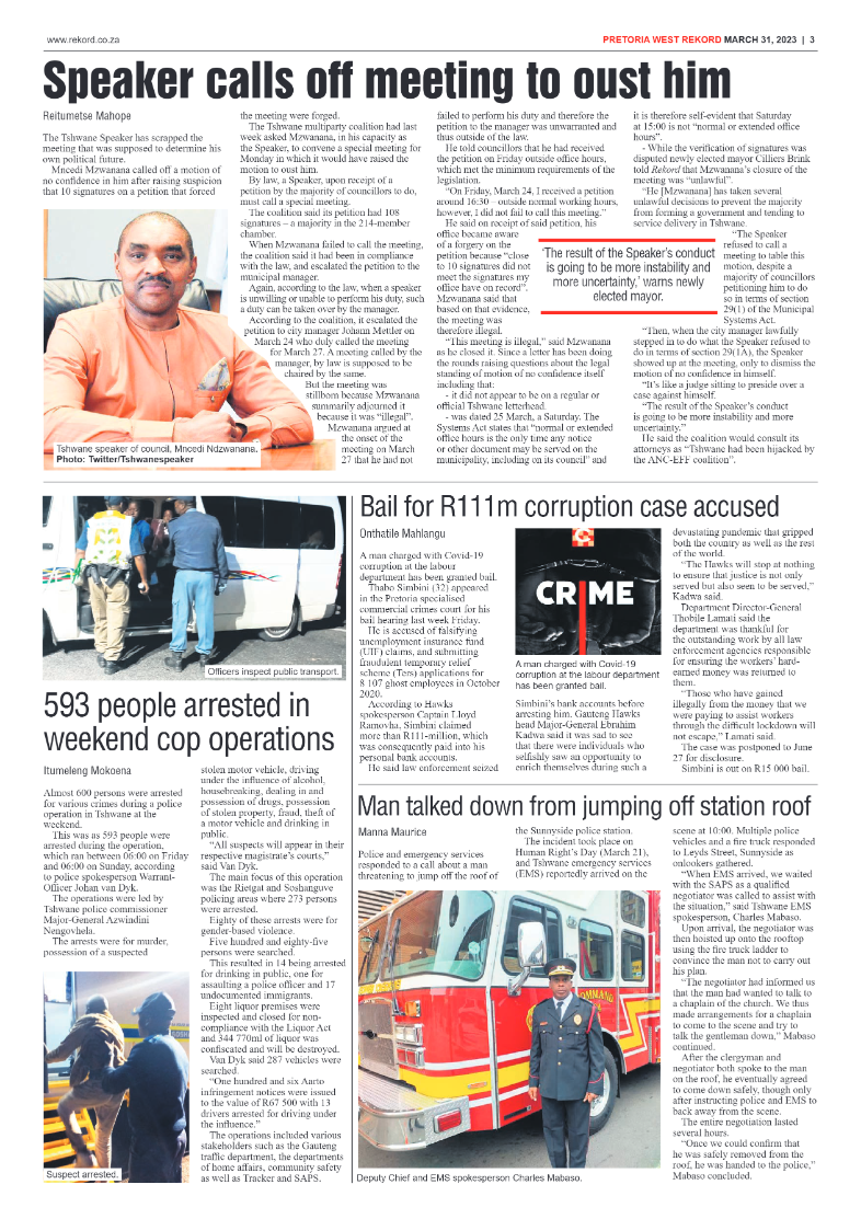 Rekord West 31 March 2023 page 3