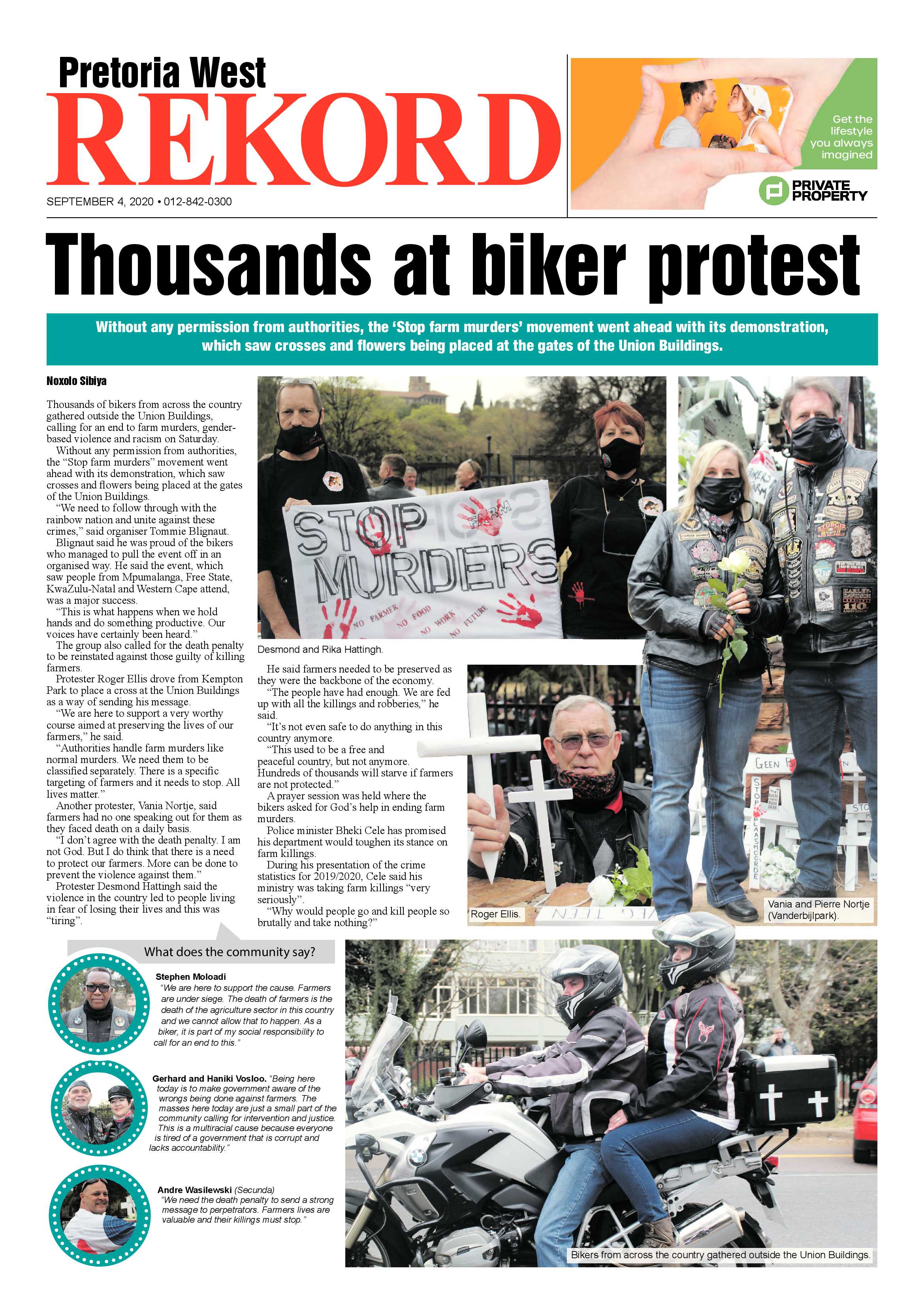 Rekord West 4 September 2020 page 1