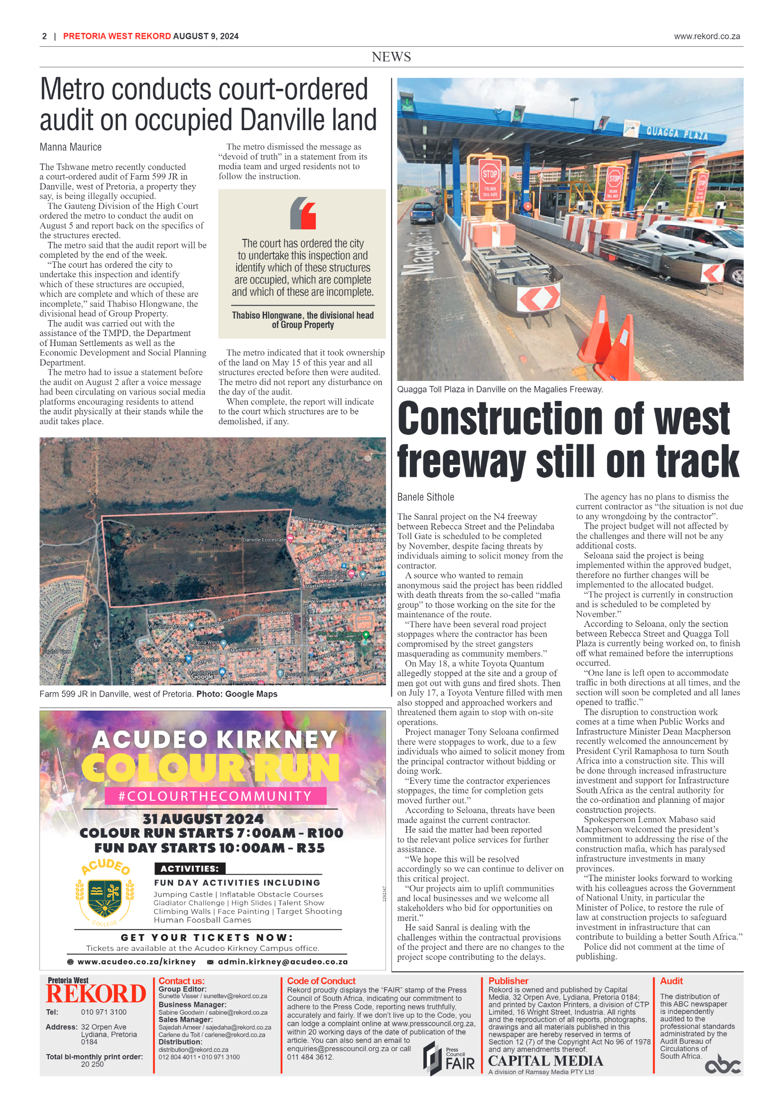 Rekord West 9 August 2024 page 2
