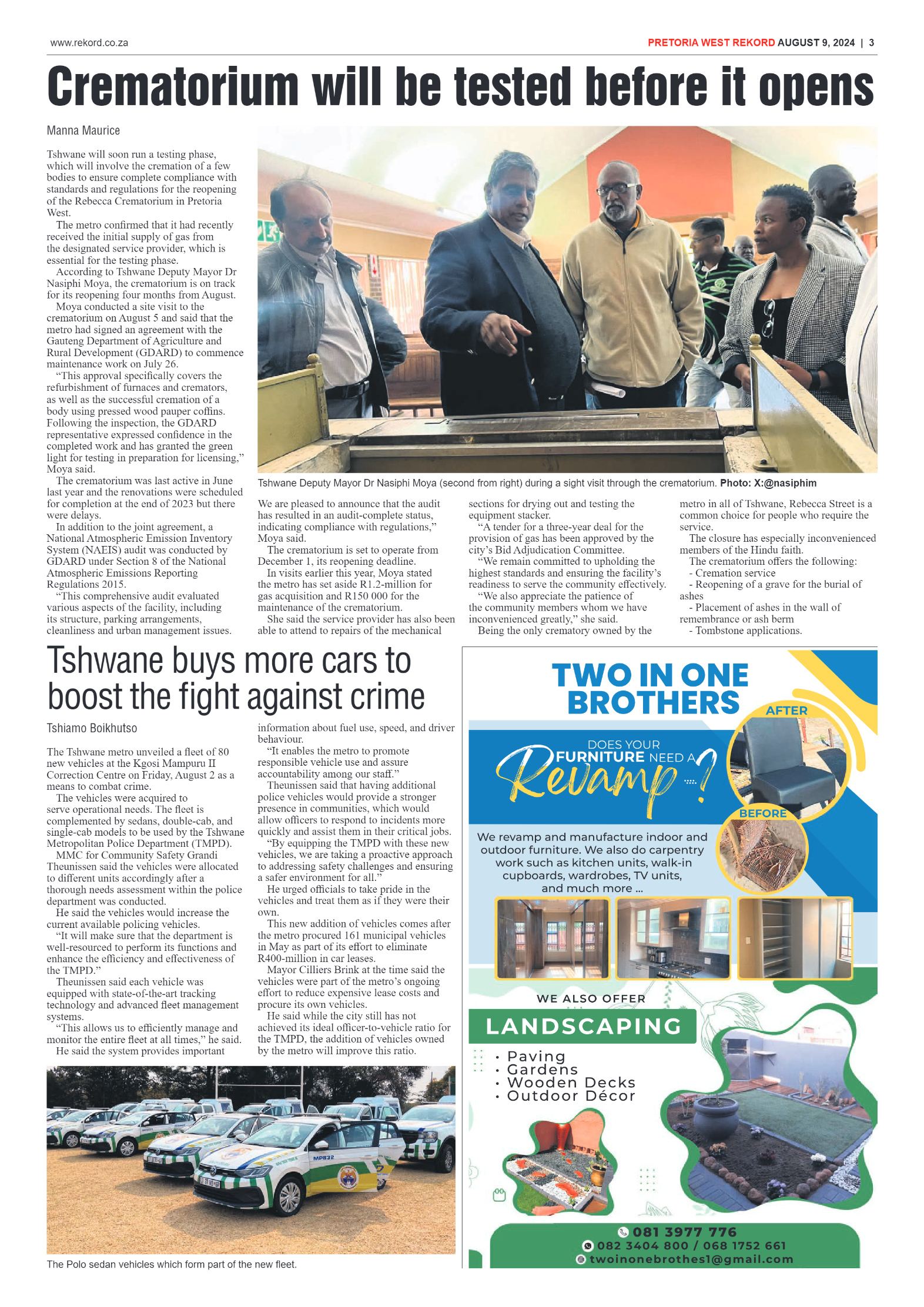Rekord West 9 August 2024 page 3