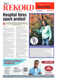 Rekord West 9 August 2024