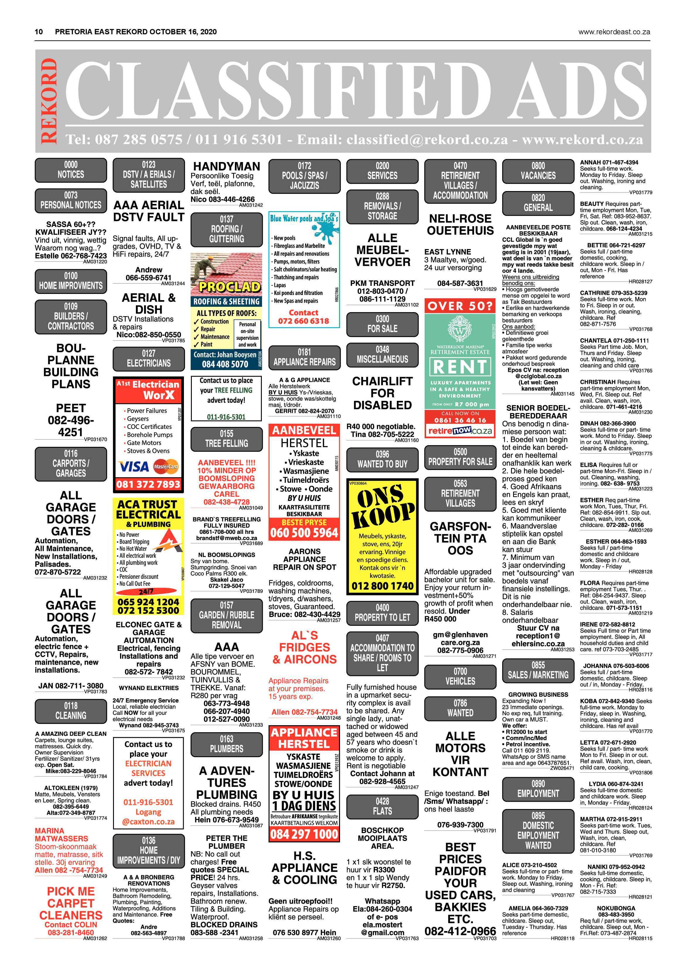Rekord  East 16 October 2020 page 10