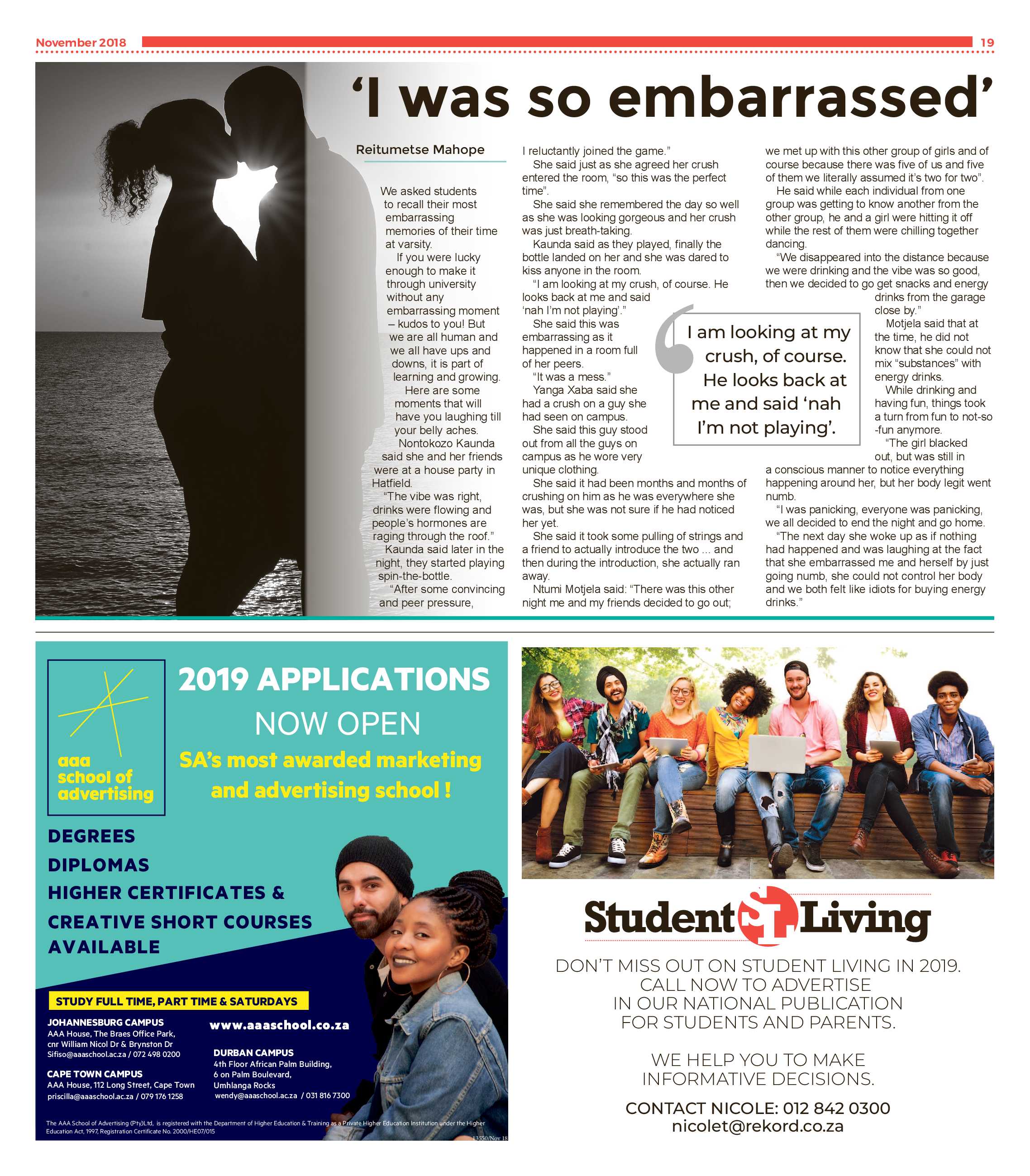 Student Living Nov 2018 page 19