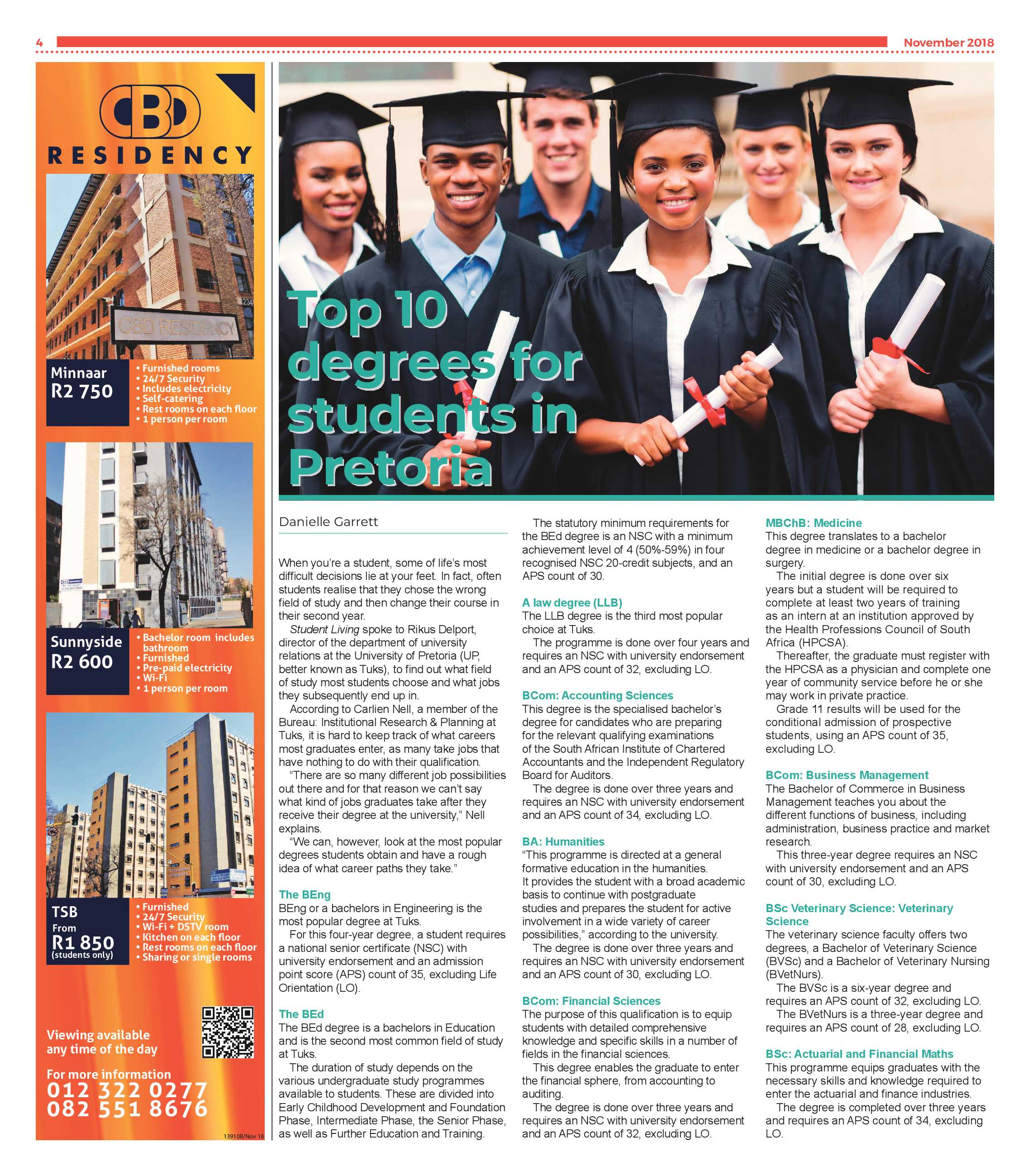 Student Living Nov 2018 page 4