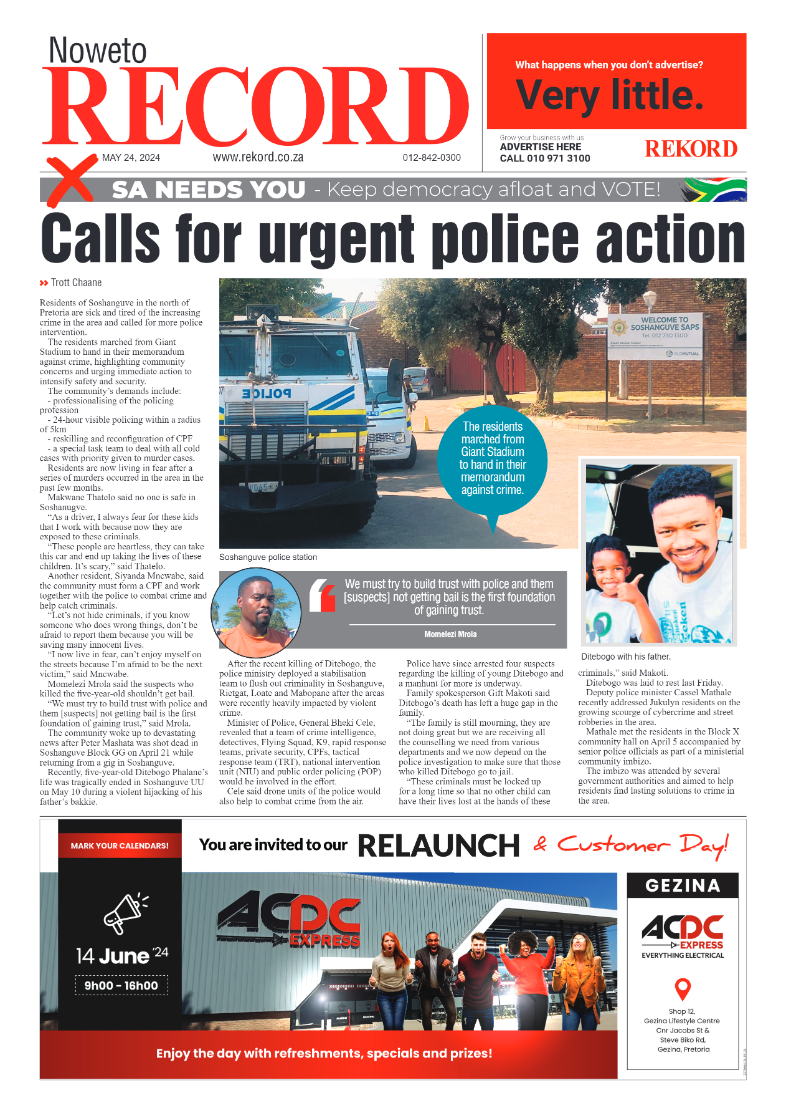 Noweto 24 May page 1