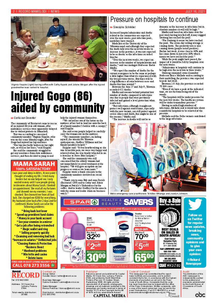 Mamelodi 16-07-2021 page 2